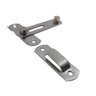 Trava 10cm Tranca de Porta Aço Inox Trinco Tarjeta Ferrolho - 5