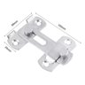 Trava 10cm Tranca de Porta Aço Inox Trinco Tarjeta Ferrolho - 2