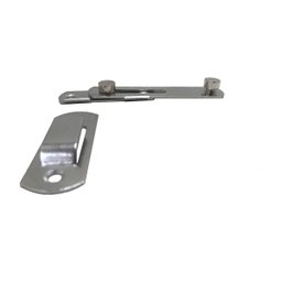 Trava 10cm Tranca de Porta Aço Inox Trinco Tarjeta Ferrolho - 3