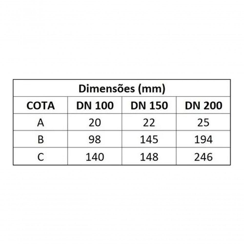 Kit 50 Grade de Ventilação Redonda 200mm | Grelha com Tela - 5