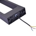 Ver imagem 3 de Luminária de Jardim Nordecor Ronu 2685 40cm Led 10w Bivolt Preto 3000k Luz Amarela Preto 2685