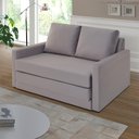 Ver imagem 1 de Sofá Simi 2 em 1 Sofá Cama Cinza Claro Estofama