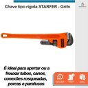 Ver imagem 3 de Chave de Grifo Tubo Tipo Rigid 48 Polegadas - Starfer
