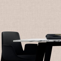 Papel de Parede Autocolante Contemporâneo Estilo Tecido em Tons de Bege Bege - 4