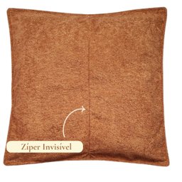 Capa de Almofada Boucle Terracota 45x45 - 2