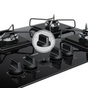 Ver imagem 4 de Cooktop 5 Bocas a Gás Grades de Ferro Aramado Chama Simmer Bdd75be Brastemp