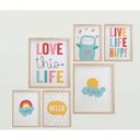 Ver imagem 6 de Quadro Infantil Menina 6 Un A4 Vidro e Pendurador