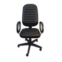 Ver imagem 1 de Cadeira Escritório Presidente Comfort Costurada:preto