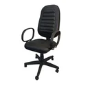 Ver imagem 2 de Cadeira Escritório Presidente Comfort Costurada:preto