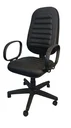 Ver imagem 2 de Cadeira Escritório Presidente Comfort Costurada:preto