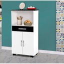 Ver imagem 3 de Balcao Classic Com Rodizios Para Bebedouro / Microondas Bpm PASSE BEM