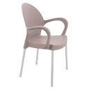 Ver imagem 4 de Cadeira Tramontina Grace Camurça em Polipropileno com Braços