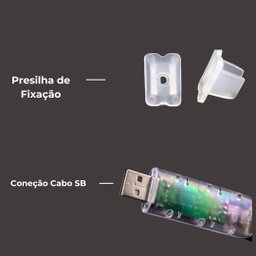 Kit Fita Neon 5v 5m Rgb Digital 7*14mm Ip68 Tb-01-5145 - 4