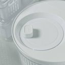 Ver imagem 2 de 2 Secadores de Saladas ou 5,5l Branco Centrifuga Legumes Clear Fresh com Escorredor