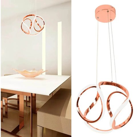 Lustre Pendente Design Moderno Iluminaçao Luxo Casa Restaurante Bar Rustico Sala Quarto Decoraçao AB