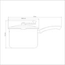 Ver imagem 2 de Pipoqueira Tramontina Paris 22 Cm 4,8 Litros Vermelho em Alumínio Starflon Max