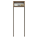 Ver imagem 5 de Porta-Geladeira 73 cm 1 Porta Basculante Crema/Rustic/Crema Vik Madesa
