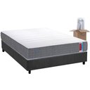 Ver imagem 1 de Conjunto Box Casal: Colchão Espuma Herval D28 Singlecore + Base Crc Suede Gray (138x188)