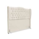 Ver imagem 1 de Cabeceira de Cama Box King 195 Cm Dubai Premium - Veludo Bege Claro