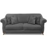 Sofa 2 Lugares Retro Polo 180cm com Almofada Suede 1104 Ezz 1104 - 4