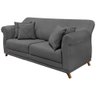 Sofa 2 Lugares Retro Polo 180cm com Almofada Suede 1104 Ezz 1104 - 1