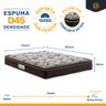Cama Box Baú com Colchão de Espuma D45 Probel Guarda-costas Proforce Plus Super King 193cm - 3