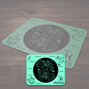 Ver imagem 3 de Mouse Pad Signos - Peixes - Light Green