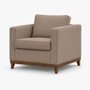 Ver imagem 2 de Poltrona Cadeira Milano Luxo para Sala Recepção Escritorios Cor- Veludo Cappucinno Belufan Móveis