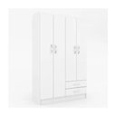 Ver imagem 1 de Guarda-roupa Infantil Atalaia 4 Portas 2 Gavetas Branco