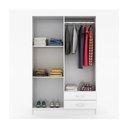 Ver imagem 3 de Guarda-roupa Infantil Atalaia 4 Portas 2 Gavetas Branco