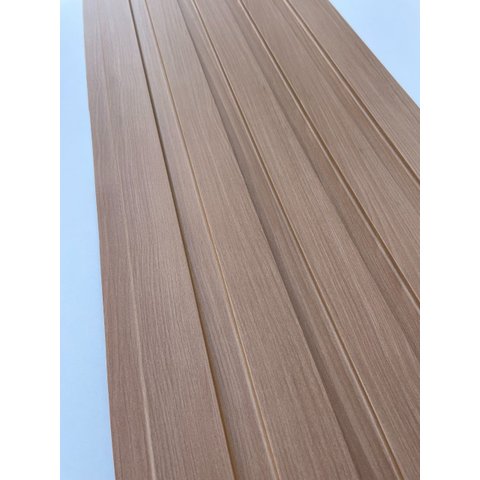 Painel Ripado Versátil: 02 unid. 270x27cm larg. Talatto Painéis Amêndoa