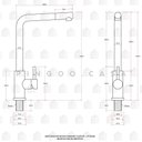 Ver mais imagens de Kit Cuba para Cozinha com Escorredor Awá e Torneira Misturador Monocomando Extensível Gurupi -