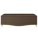 Ver imagem 3 de Calçadeira Baú Queen 160cm Imperial J02 Suede Chocolate - Mpozenato