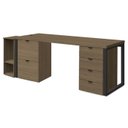 Ver imagem 1 de Conjunto Escritorio Industrial 4 Peças Frame Munique Kappesberg
