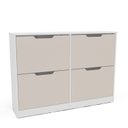 Ver imagem 2 de Sapateira para Quarto 24 Pares Madri Bege/Creme/Branco