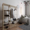 Ver imagem 3 de Armario Livreiro Aberto Industrial Pinus Prateleiras Technox Marrom