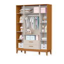 Ver imagem 5 de Quarto de Bebê Berço + Cômoda + Guarda Roupas Areia Fosco/Savana Flip com Colchão