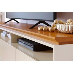 Rack Selene para Tv de até 75 Polegadas - Cinamomo Off White - Madetec - 7