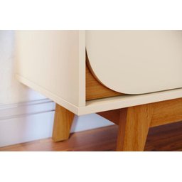 Rack Selene para Tv de até 75 Polegadas - Cinamomo Off White - Madetec - 6