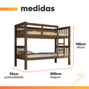 Ver imagem 3 de Beliche Esmeralda Pederpinus Imbuia