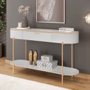 Ver imagem 2 de Aparador de Sala Pés Metálicos 135cm Jaspe D04 Bali/quartzo - Mpozenato