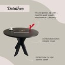 Ver mais imagens de Conjunto Mesa Sun Armário 4 Portas com Abertura Lateral Wally Preto Artany