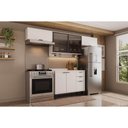 Ver imagem 1 de Cozinha Modulada Carraro Alpha Alpha 4 Peças (3aéreos+1balcão) C4p180 Branco-carraro