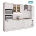 Ver imagem 3 de Cozinha Completa com Balcão Milla Dolce 13 Portas MDF Branco Móveis Carraro