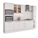 Ver imagem 4 de Cozinha Completa com Balcão Milla Dolce 13 Portas MDF Branco Móveis Carraro