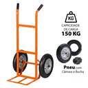Ver imagem 2 de Carrinho Carro de Carga 150kg 2 Rodas Pneu com Câmara Muke Tools