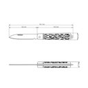 Ver imagem 3 de Canivete Tramontina com Lâmina em Aço Inox 3" e Cabo Abs com Ranhuras Marrom