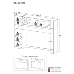 Guarda-roupas 5 Portas Maçã do Amor Multimóveis Bb4021 Branco - 4 Guarda-roupas 5 Portas Maçã do Amor Multimóveis Bb4021 Branco - 4