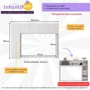 Ver imagem 3 de Guarda-roupas 5 Portas Maçã do Amor Multimóveis Bb4021 Branco