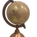 Ver imagem 2 de Globo Decorativo de Metal Rose e Dourado 20cm Decore Fácil Shop